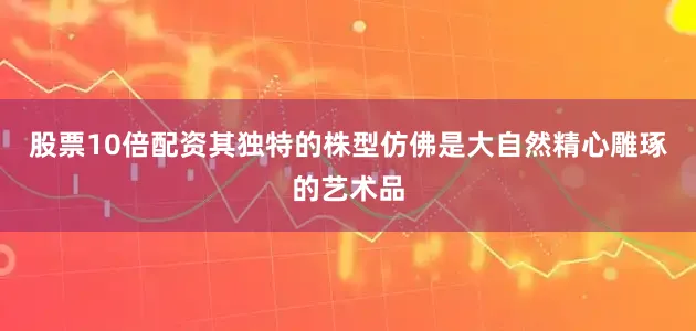 股票10倍配资其独特的株型仿佛是大自然精心雕琢的艺术品